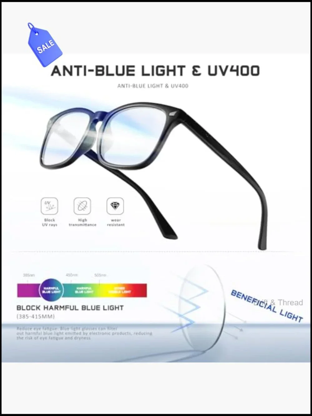5 Pack Blue Light Blocking Reading Glasses for Women Men UV Glare Computer
